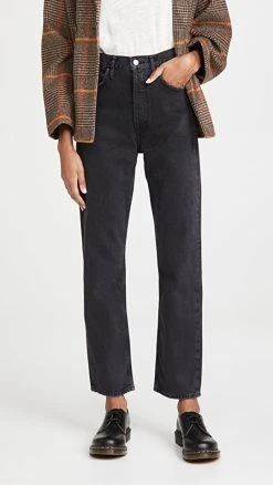 Best deal 🌟 AGOLDE The 90's Pinch Waist 👖 Jeans Black Tea ❤️