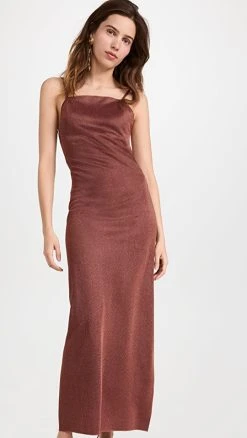 Best Sale ⌛ Altuzarra Taiwa 👗 Dress Copper 👍