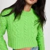 Best Sale 😀 AMI Cable Knitted Sweater Green 🌟 -Veronica Beard Shop amidb30056102c8 1659471805046 2 0. UX540 . QL90