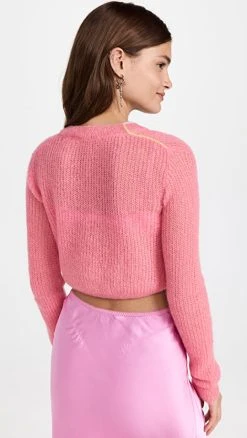 Budget ✨ Anna October Lilou Mohair Cardigan Pink ✨ -Veronica Beard Shop aocto300931a561 1661200506609 2 0. UX540 . QL90