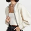 Deals ✨ Alexander Wang Cropped Cardigan With Crystal Tubular Neckline Ivory 👏 -Veronica Beard Shop awang436571a530 1633024249500 2 0. UX540 . QL90