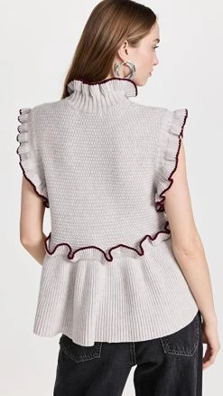 Top 10 ⌛ BROGGER Larina Vest Grey Marl 🔔 -Veronica Beard Shop brogr3008032155 1667240492733 2 0. UX540 . QL90