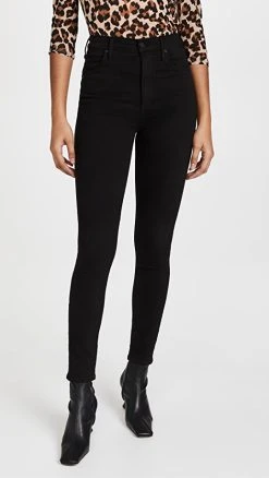 Cheap 😍 Citizens Of Humanity Chrissy High Rise Skinny 👖 Jeans Plush Black 🎉