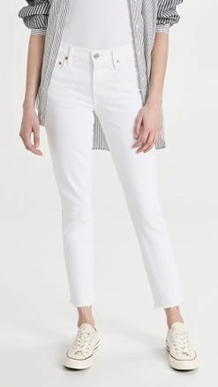 Best Sale 🧨 Citizens Of Humanity Ella Mid Rise Slim Crop 👖 Jeans Moonglow 🤩