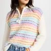 Buy 🎁 Mira Mikati Striped Stitch Knit Polo Top White/Multi 🧨 -Veronica Beard Shop cmira303961a55d 1663335312237 2 0. UX540 . QL90