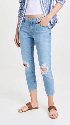 Hot Sale ❤️ FRAME Le Garcon Crop 👖 Jeans Cebu Rips 👏