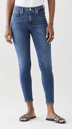 Best deal 🔔 Good American Good Legs Crop Extreme V Blue615 ✔️