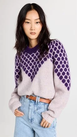 Promo 🎁 Isabel Marant Jaden Sweater Ultra Violet 🧨