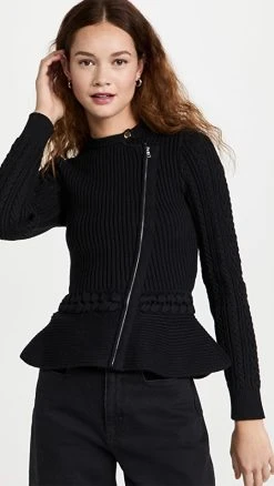 Coupon 🌟 Jonathan Simkhai Andi Cardigan Black 👍