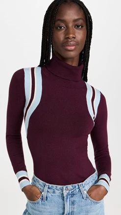 Top 10 🔥 JoosTricot Chevron Turtleneck Monogram Chevron 💯