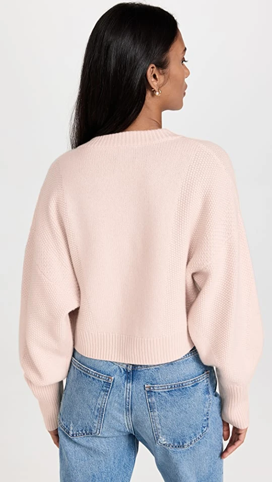 Cheap ???? Le Kasha Accra Cashmere Short Cardigan Light Pink ???? 4 Cheap ???? Le Kasha Accra Cashmere Short Cardigan Light Pink ???? - Image 2