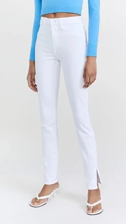 Cheapest ✔️ L'AGENCE Josie High Rise Skinny 👖 Jeans Blanc ✨