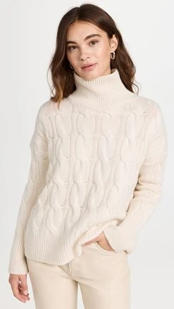 Cheap 😉 LISA YANG Manuela Cashmere Sweater Cream 🧨