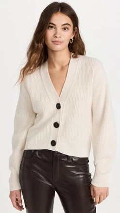 Flash Sale ⌛ LISA YANG Minna Cashmere Cardigan Cream 🔥