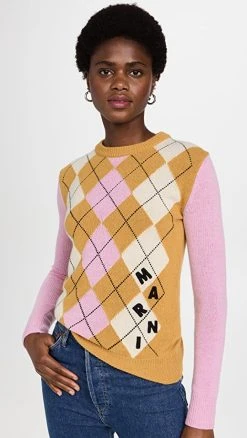 Cheapest 😀 Marni Crew Neck Sweater Jupiter ❤️