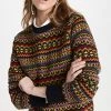 Promo 🔔 Molly Goddard Oversized Fair Isle Sweater Grey Fairisle ❤️ -Veronica Beard Shop mgodd30005198cf 1665784356548 2 0. UX540 . QL90