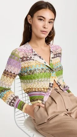 Cheapest 🌟 Missoni Pointelle Cardigan Multi ✔️