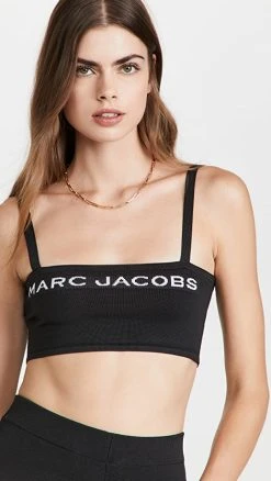 Top 10 🎁 Marc Jacobs The Bandeau Top Black 🔥