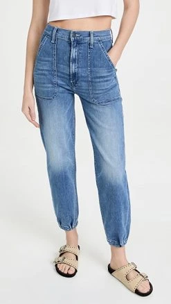 Wholesale 👏 MOTHER Wrapper Patch Springy Ankle 👖 Jeans We The Animals 🔥