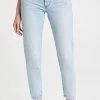 Buy 🥰 MOUSSY VINTAGE Mv Naval Tapered-Mid 👖 Jeans Light Blue 🌟