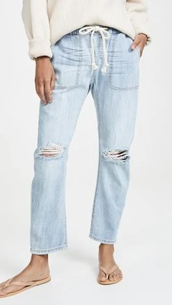 Discount 🤩 One Teaspoon Shabbies Drawstring Boyfriend 👖 Jeans Hustler 😉