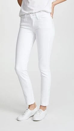 Wholesale 😍 PAIGE Skyline Ankle Skinny 👖 Jeans Crisp White 🎁