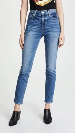 Cheapest 🌟 PAIGE High Rise Sarah Slim 👖 Jeans Embarcadero 😍