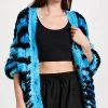 Promo 🥰 Philosophy Di Lorenzo Serafini Tiger Print Furry Cardigan Fantasy Print Light Blue 😀 -Veronica Beard Shop philo4059464991 1660231393641 2 0. UX540 . QL90