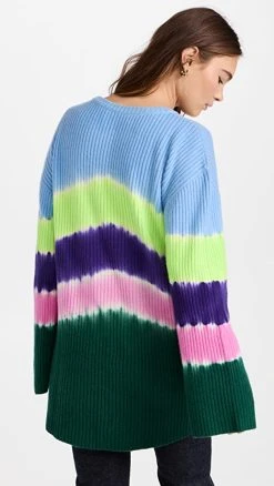 Wholesale 🧨 Prabal Gurung Tie Dye Crewneck Sweater Jade Sky Multi 🎁 -Veronica Beard Shop praba203121e41b 1665590103290 2 0. UX540 . QL90