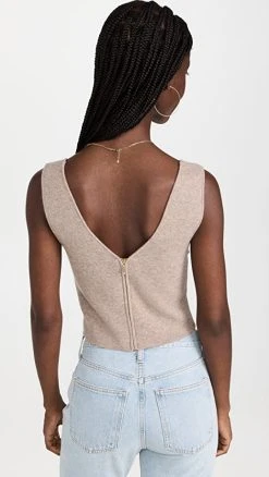 Discount 🎁 Sablyn Iridian Crop Top Flax 😀 -Veronica Beard Shop sably3033610392 1659713111569 2 0. UX540 . QL90