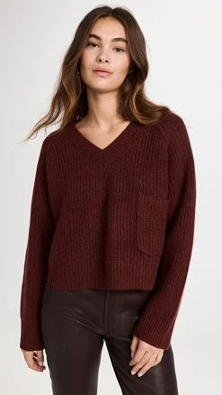 Best reviews of ✔️ Sablyn Melissa Sweater Malbec ⭐