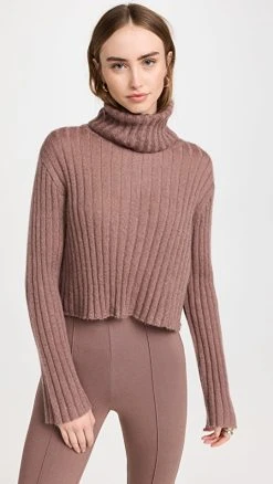 Hot Sale 🌟 Sablyn Robbie Mohair Sweater Mink ✨