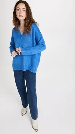 Outlet 👍 Sablyn Alva Mohair Sweater Provence 👏