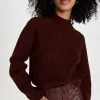 Coupon 🎉 LAPOINTE Airy Cashmere And Silk Cropped Raglan Sweater Mahogany ❤️ -Veronica Beard Shop sally3014812678 1661873685787 2 0. UX540 . QL90