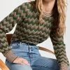 Best Pirce 😉 Veronica Beard Davignon Sweater Army Multi 🥰 -Veronica Beard Shop vbear3211935756 1662992671263 2 0. UX540 . QL90